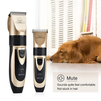 

Electric Dog Cat Hair Clipper USB Rechargeable Pet Hair Trimmer Low-noise Grooming Shaver Cut Machine Pet Hair Remover Tools