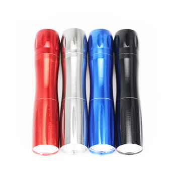 

LED small mini portable AA battery aluminum flashlight home outdoor gift keychain small flashlight