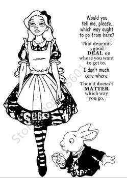 

girl Clear Stamp Or stamp for DIY Scrapbooking/Card Making/Kids Fun Decoration Supplies A130