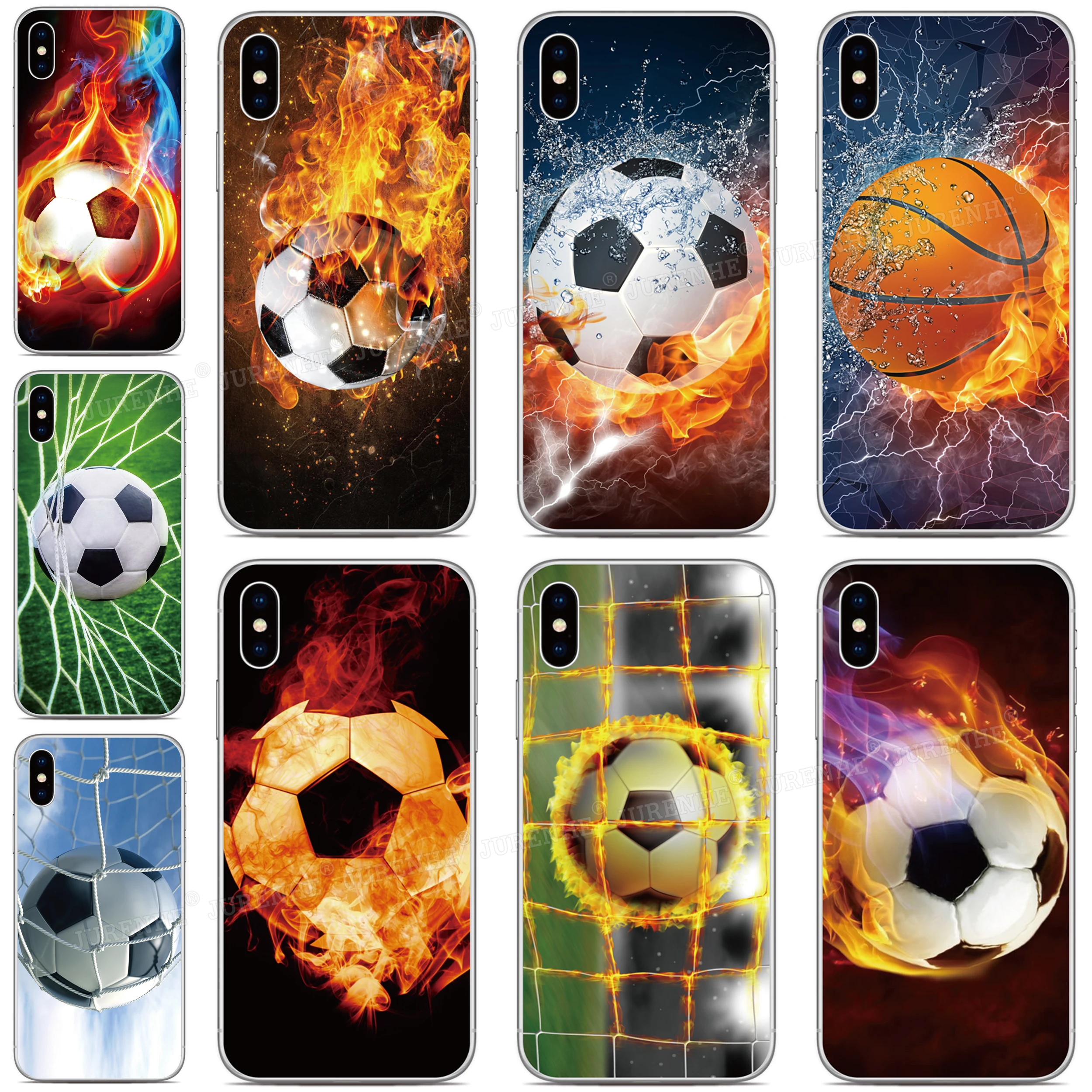 tpu Soft Football Soccer Phone Case For Alcatel 1L 1S 3L 2021 1 3C 1C 1X 1V 3V 3X 2019 1A 1B 1SE 2020 Silicone Back Cover