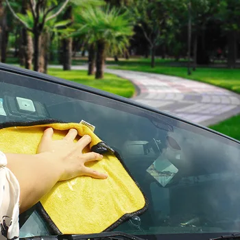 

30x30/40/60CM Car Wash Microfiber Towel Car Cleaning Drying Cloth Super Thick Plush Car Care Cloth Car Wash Towel