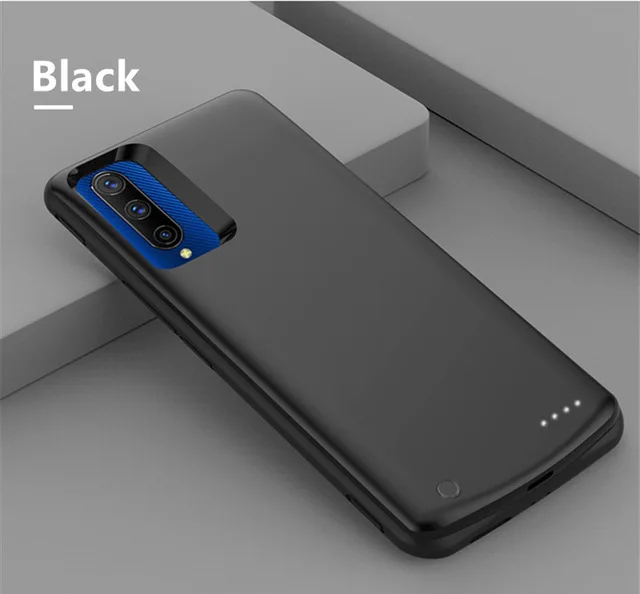 Чехол для зарядки аккумулятора для VIVO IQOO Pro 5G Внешний чехол-аккумулятор 6500 мАч портативный чехол для зарядного устройства - Цвет: Black