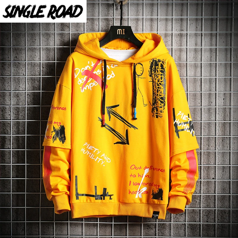 SingleRoad Mens Hoodies Men 2020 Fashion Hip Hop Harajuku Japanese Streetwear Oversized Sweatshirts Yellow Sweatshirt Hoodie Men SingleRoad Mens Hoodies Men 2020 Fashion Hip Hop Harajuku Japanese Streetwear Oversized Sweatshirts Yellow Sweatshirt Hoodie Men