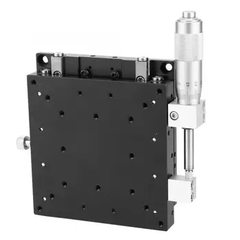 

LX100-L X Axle Trimming Platform Optical Micrometer Manual Linear Stages Bearing Tuning Sliding Table for Optical Instrument