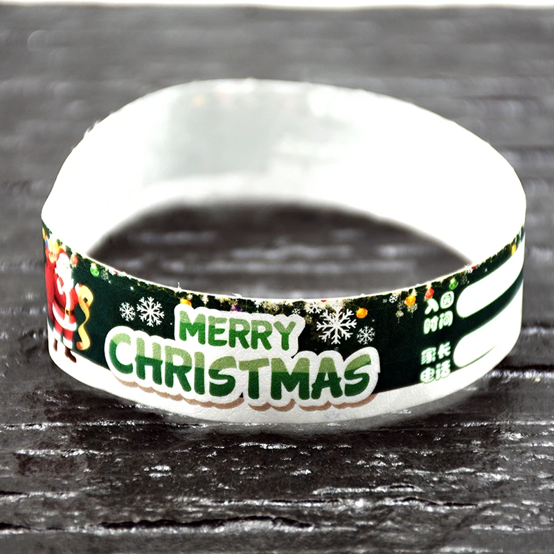 Papel pulseiras Natal eventos