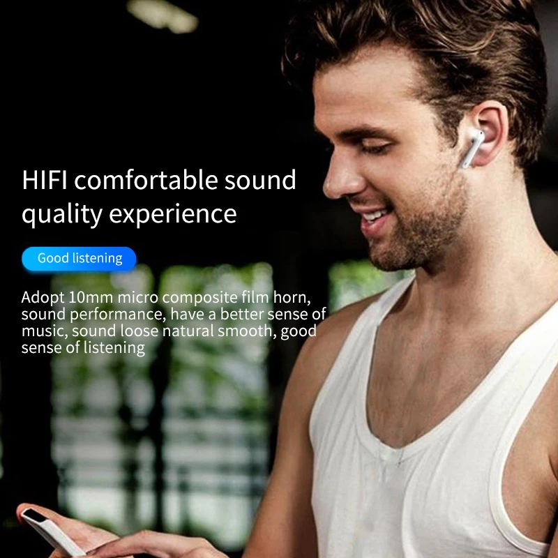 TWS беспроводная Bluetooth гарнитура Flypod для huawei Honor Lite для Xiaomi T3 Bluetooth 5,0 наушники с микрофоном PK