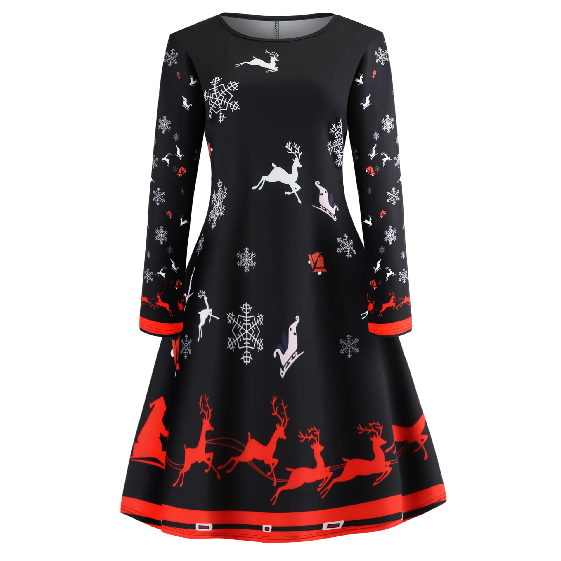 black christmas dress