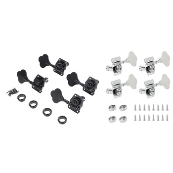 

4Pcs Guitar Tuning Pegs Electric Bass Tuner Peg Guitar Open Gear Tuning Pegs Machine Heads for Fender Jazz Bass Guitar