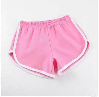 PINK Summer Lady Girl Street Cotton Hot Shorts Fashion Women Elastic High Waist Shorts Workout Loose Solid Soft Casual Short Shorts - Цвет: PINK
