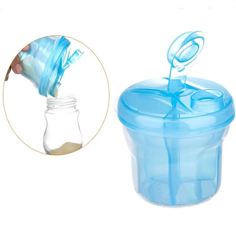 Baby Portable Rotating Milk Powder Box Infant Going Out Milk Powder Box Children's Three-layer Casual Supplementary Food Grid