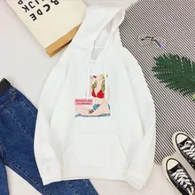 

Vintage Clothes 2021 Streetwear Women Sweatshirt Casual Watermelon Sugar Hoodie Girls Pink Clothing