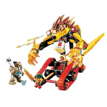 

449pcs Laval's Fire Lion Mobile Mech Transform Tank Model 10295 Building Blocks Children Classic Toy Bricks Compatible with Lago