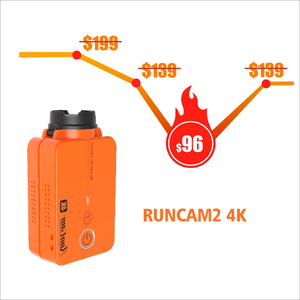 RunCam2 4K HD FPV Sports Action Camera WiFi APP Supported Drone Camcorder Mini Film Video Recorder for Quadcopter Accessories 2