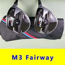 M3 Гольф Фарватер Дерево 15/19 Лофт графитовый Вал Клюшки для гольфа драйвер Утюги Гибридный Клин клюшки крышка головы клуб