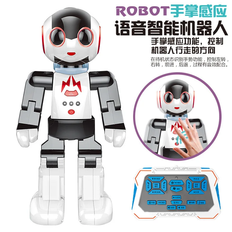 

[Micro for] MZ Nairobi Voice Smart Remote Control Robot Sensing Early Education Singing Dancing Programming CHILDREN'S Toy