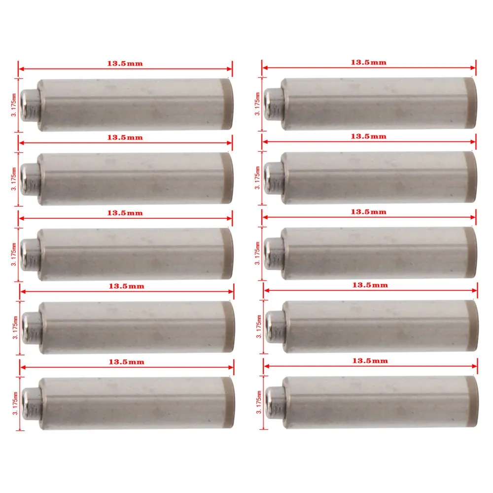 10pcs Spindle/Axis for Dental High Speed Handpiece Air Turbine 13.5*3.175mm Rotor Cartridge