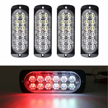 

Daytime Running LED Lights Weatherproof Replacement Car Auto Red/White