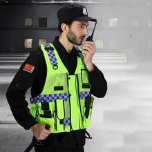 Жилет безопасности Светоотражающая куртка для водителя высокая видимость Ночная безопасность жилет с карманами для работы бегущий отражающий жилет