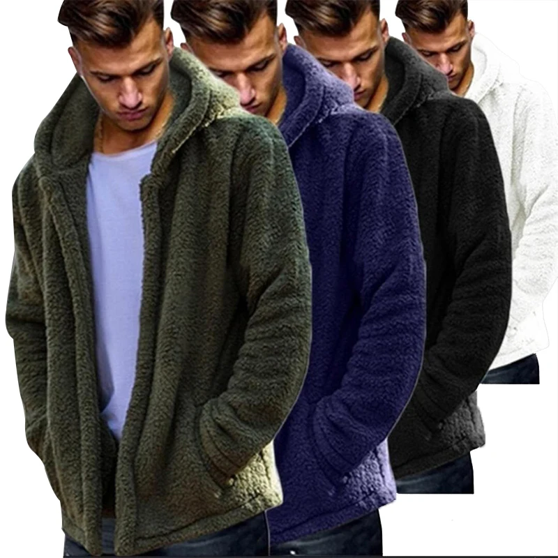 LBL, теплая флисовая куртка с капюшоном, Осень-зима, уличная одежда, мужские толстовки, верхняя одежда на молнии, пальто, куртки, мужская повседневная пушистая Толстовка для мужчин