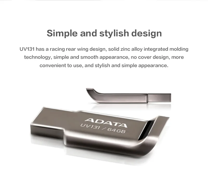 128 gb pen drive ADATA UV131 USB 3.1 64GB Pen Drive 32GB Flash Disk 16GB U Disk High Speed Metal USB Pendrive Memory For Computer 100% Original usb c thumb drive