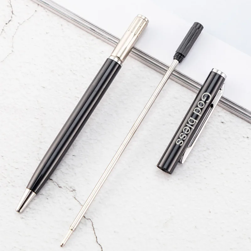 Customized LOGO Fashion Metal Ballpoint Pens School Office Hotel Advertising Ball Gel Pen Promotional Gift Pens Custom Souvenirs ballpoint pen