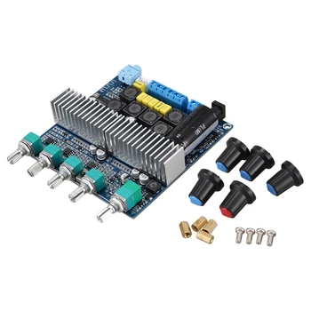 

Bluetooth Amplifier TPA3116D2 2.1 Subwoofer Amplifier Digital o Board 50Wx2+100W HIFI Treble Bass for Home Speaker