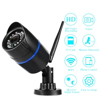 

720P Wifi IP Wireless Camera CCTV Outdoor Onvif 3.6mm Support Motion Detection Waterproof Night Vision Home P2P Cameras
