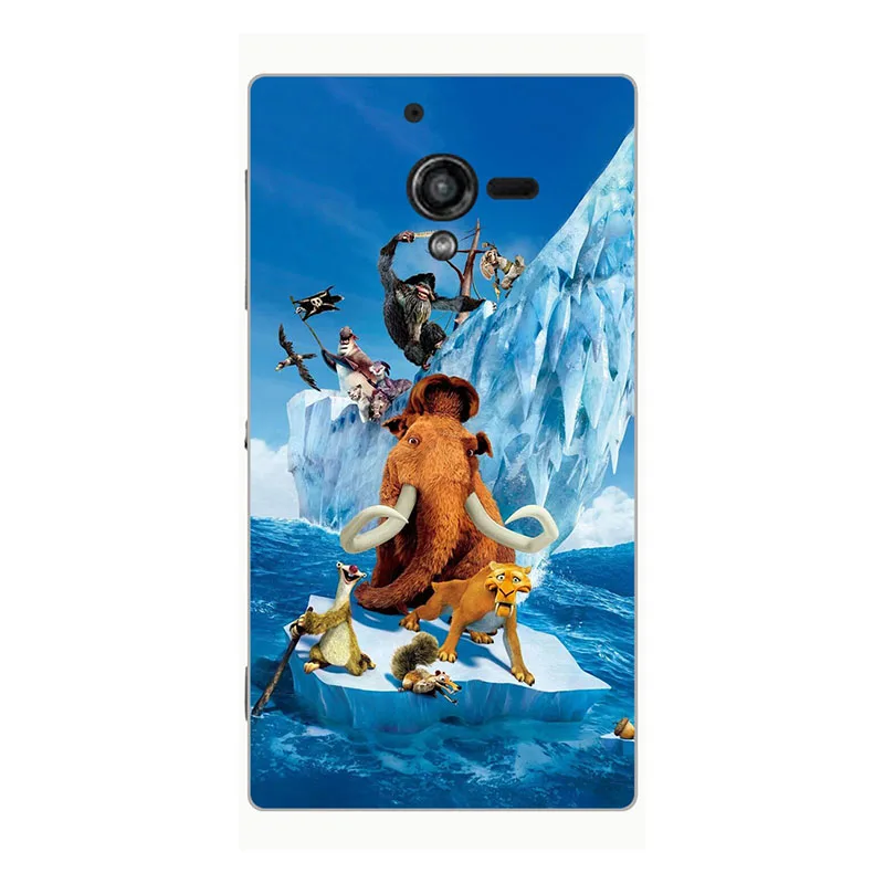 M14 Модный Мягкий ТПУ силиконовый чехол для sony Xperia ZL L35H C6502 C6503 C6506 5," чехол с принтом задняя крышка чехол с рисунком розы - Цвет: M14