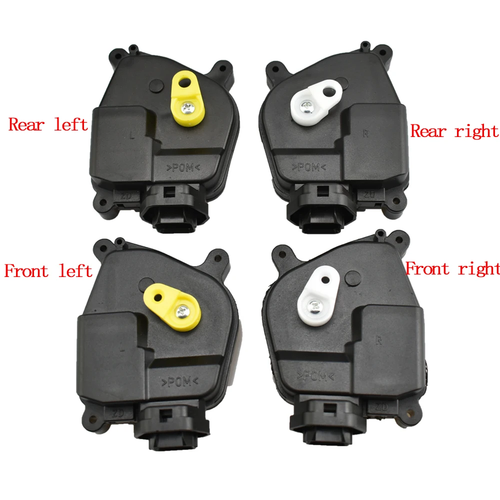 

4pcs/set Rear left/Right and front left 95735-1G020 Right 95736-1G020 Door Lock Actuator for 06-11 Hyundai Accent for Kia Rio(5)