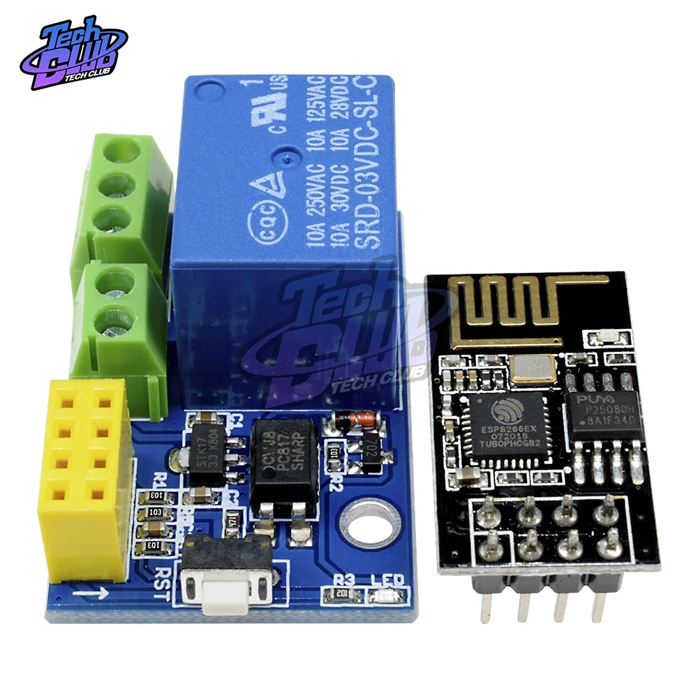 Релейный модуль ESP8266 ESP 01S 5 в Wi Fi дистанционный переключатель для умного дома Arduino
