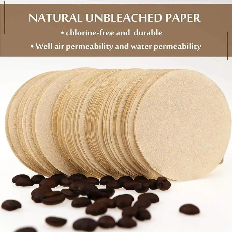 100 Pcs/Set Moka Pot Filter Paper Round Coffee Vietnam Dripping Kitchen Tools | Дом и сад