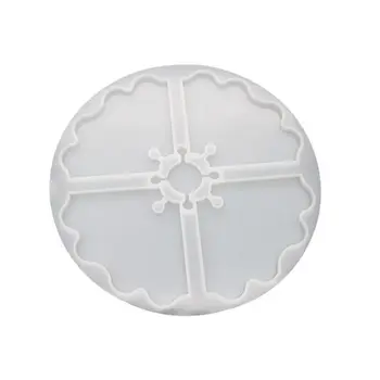 

Irregular Coaster Crystal Epoxy Mold Mirror Resin Silicone Molds DIY Handmade Cup Mat Accessories new