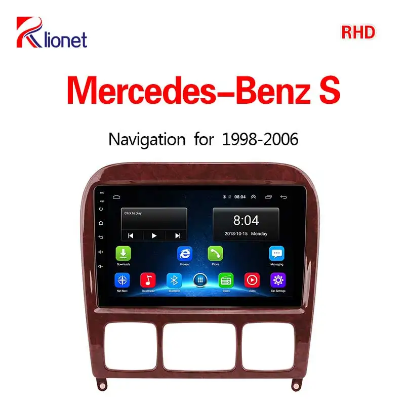 Lionet gps навигация для автомобиля Mercedes-Benz S Class W220 1998-2006 9 дюймов RB2008X - Размер экрана, дюймов: 4G1G16G