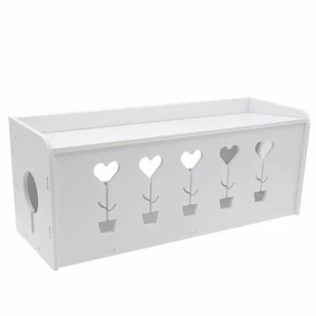 

Rectangular Cable Storage Box Wire Management Socket Power Strip Cord Storage Boxes Power Line Storage Organizer Box