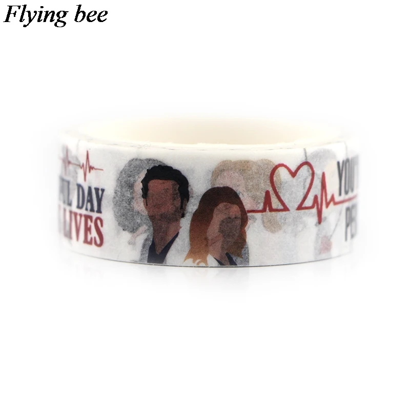 Flyingbee 6 шт./компл. с надписью ТВ шоу Friends(клейкая лента из сериала очень странные Бумага лента Washi Игра престолов стикер ленты вентиляторы gits X0639