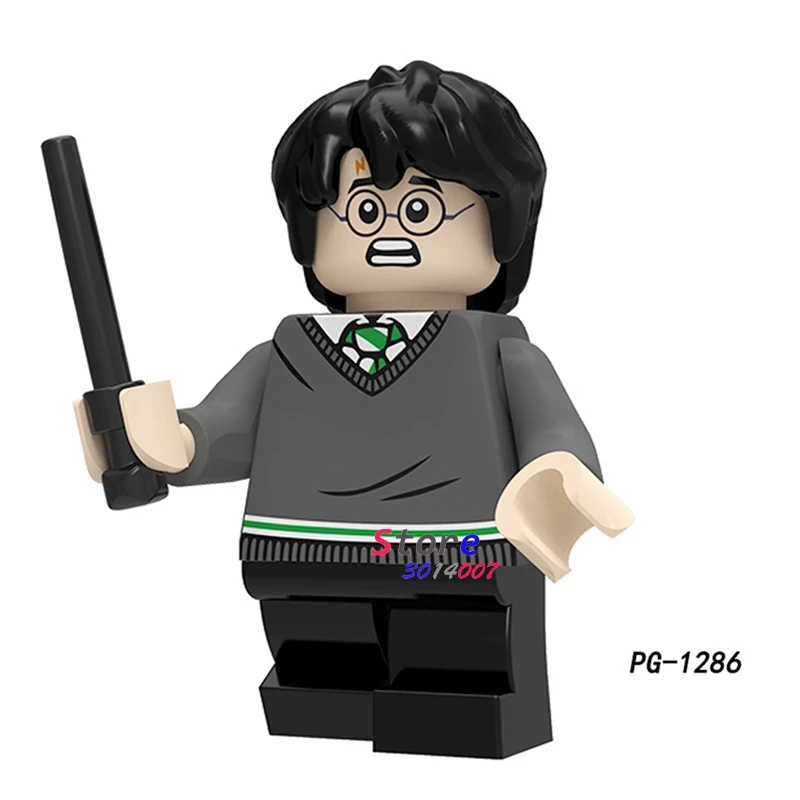 Один строительный конструктор, волшебный фильм, Alastor Moody Quirinus Quirrell Moaning Myrtle Malfoy Cedric, коллекция игрушек для детей - Цвет: PG1286