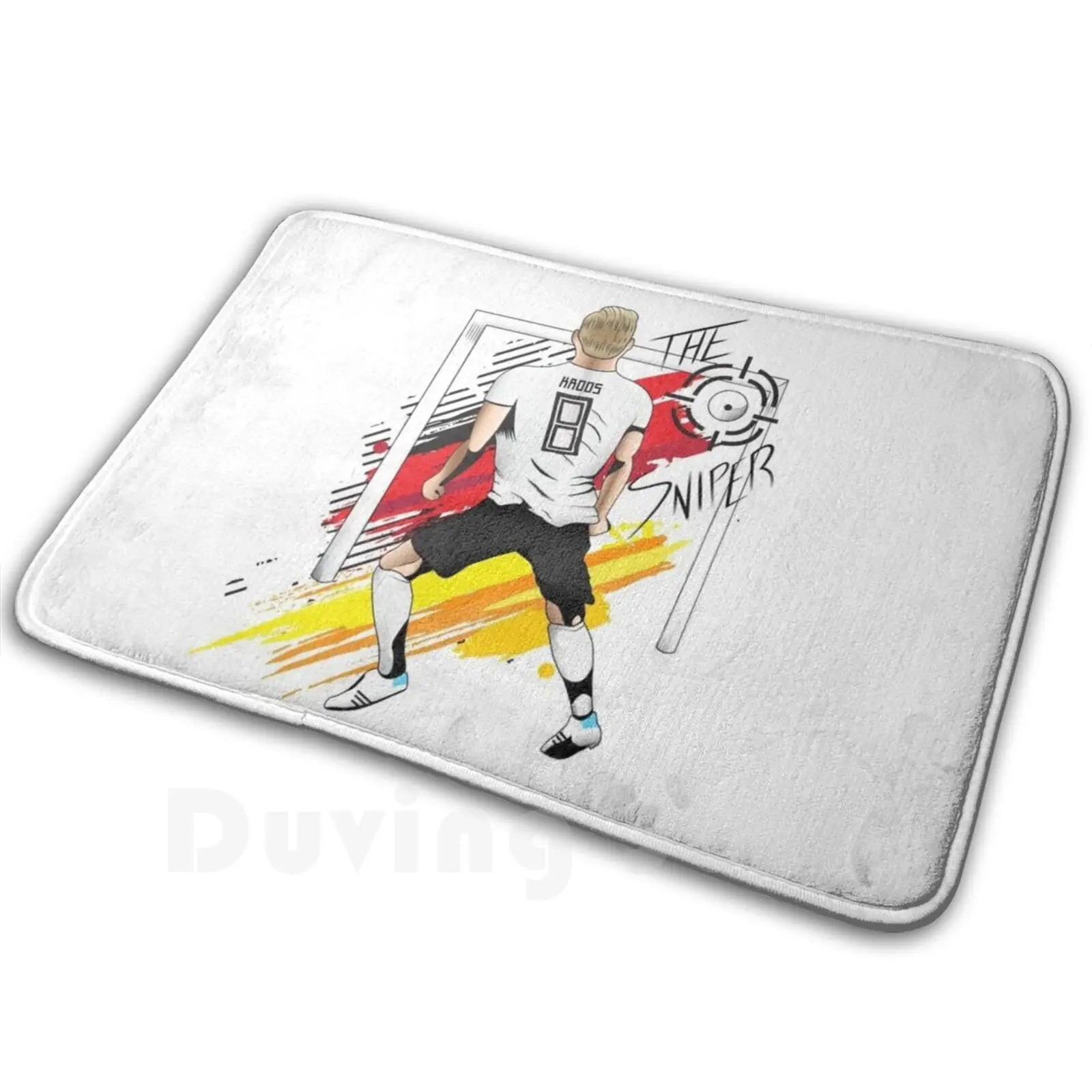 The Sniper Tappeto Mat Tappeto Cuscino Morbido Antiscivolo Porta Freekick Copa Del Mundo Mundial Toni Alemania Germania Deportes