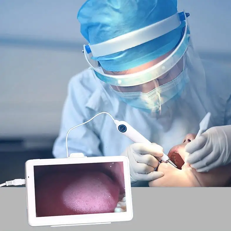 

Otoscope 7.0Inches Screen HD Visual Ear Cleaner Endoscope Earpick Nose Camera Digital Ophthalmoscope Set Veterinary Diagnostic