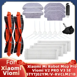 Main Side Brush Hepa Filter Mop Cloths For Xiaomi Mi Robot Vacuum-Mop Pro STYTJ02YM Conga 3490 Viomi V2 PRO V3 SE Cleaner Parts