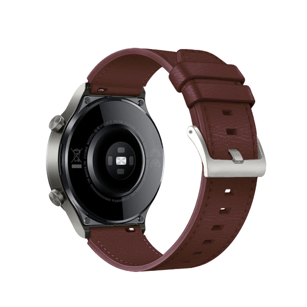 22mm Leather Smartwatch Sport Bracelet - Premium Wristband Strap
