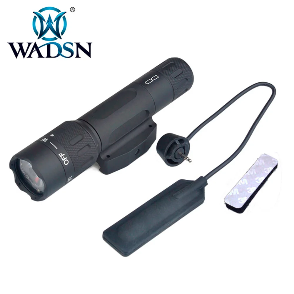 

WADSN Airsoft Torch WMX200 Tactical Scout Light Strobe/Infrared/White Lamp Dual Switch Softair Flashlight WNE04014 Weapon Lights