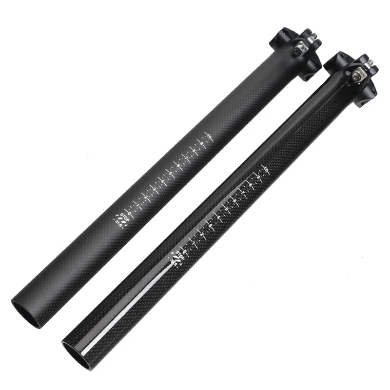 

TOSEEK Full Carbon Seatpost Bike Seat Post 25.4/27.2/30.8/31.6 x400 MM