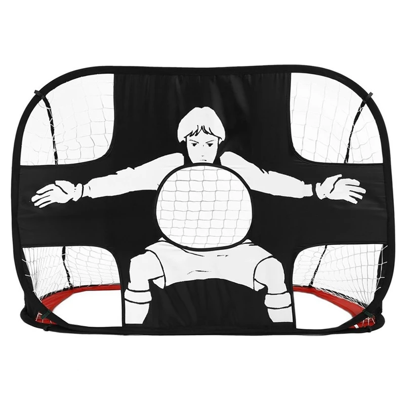  Foldable Football Gate Net Goal Gate Extra-Sturdy Portable Soccer Ball Practice Gate For Children S