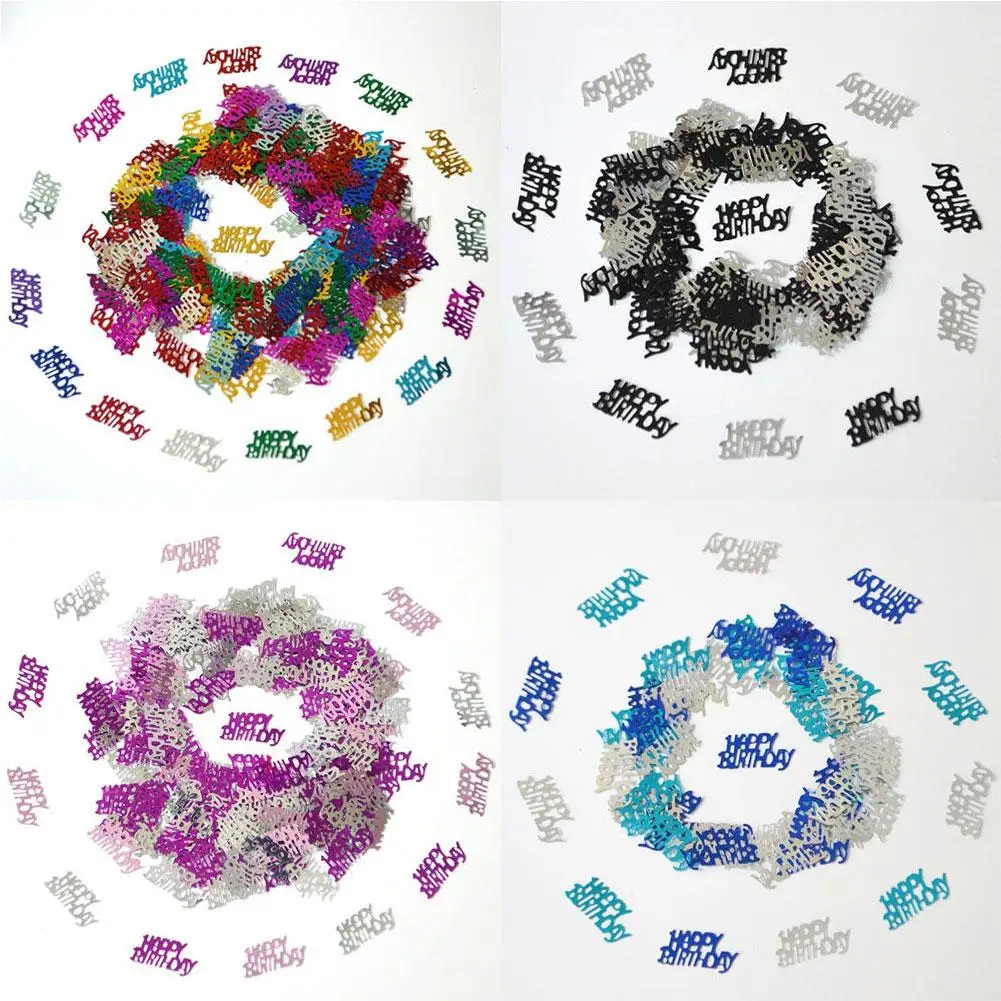 

Happy Birthday Letter Party Paper Tissue Confetti Table Decoration Sprinkles