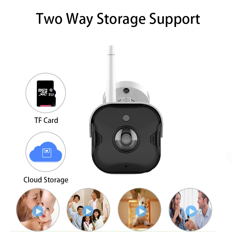 KONLEN Google Tuya камера wifi IP уличная пуля умный дом жизнь Alexa 1080P HD аудио Водонепроницаемая беспроводная система видеонаблюдения