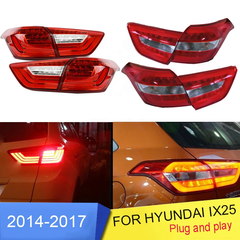 Автомобильный Стайлинг Ix25 creta задний фонарь,-16 лет, accent, Elantra, Genesis, i10, i20, santa fe, tucson, veracruz, lantra, ix25 creta задний фонарь
