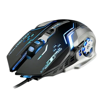 

YWYT G815 Gaming Mouse 3200Dpi 6 Buttons Led Backlight Usb Wired Optical Mice for Q1W