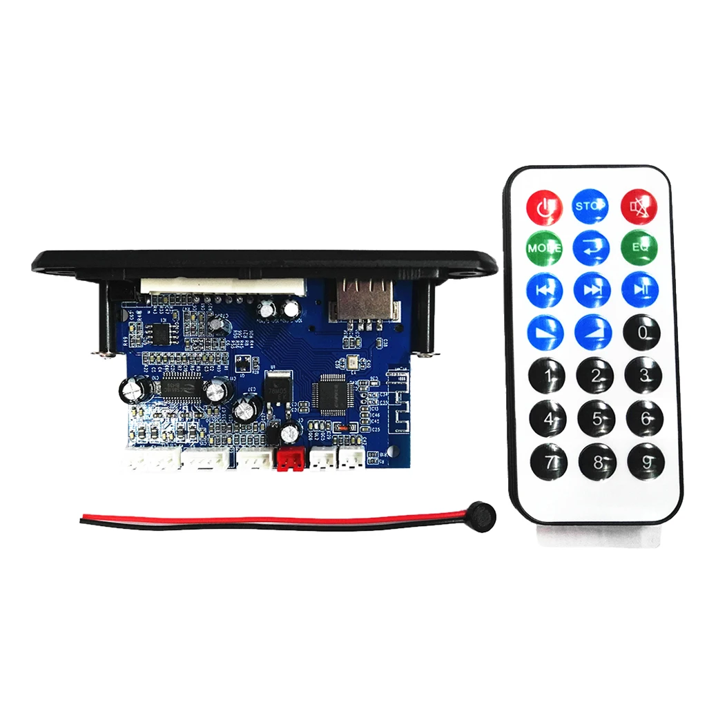 Bluetooth Digital Auto Car Stereo Power Amplifier Sound Mode Audio Music Player Support USB MP3 FM TF for Auto Motorcycle
