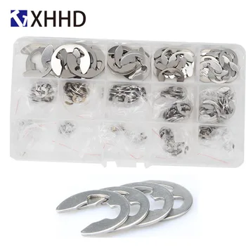 

304 Stainless steel E type clamping spring M1.5 M2 M2.5 M3 M3.5 M4 M5 M6 M7 M8 M9 M10 M12 M15