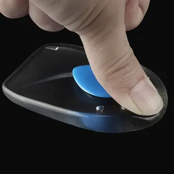 

1 Pair Silicon Gel heel Cushion insoles pad Men Women soles High Heel Inserts relieve foot pain protector Spur Support Shoe pad